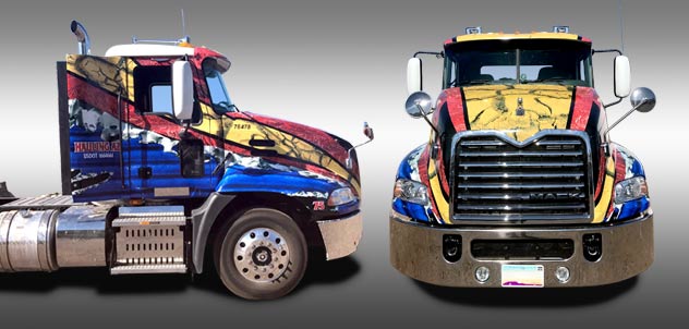 Semi Truck Lettering Decals And Graphics Phoenix Az