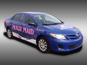 Molly Maid's After the Vehicle Wrap