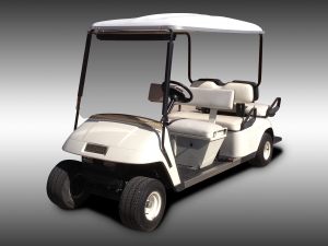 Golf Cart Before a Vehicle Wrap