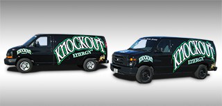 Knockout Energy Van Wrap, Using a Vehicle Wrap