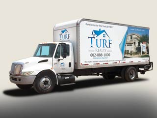 Turf Box Truck Wrap