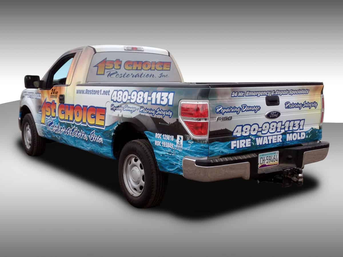 1st choice truck wrap