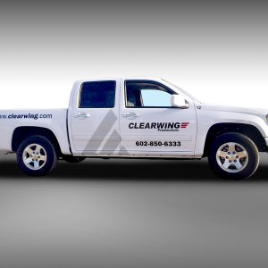 Clearwing Truck Lettering