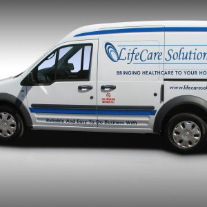 LifeCare Solutions Van Lettering