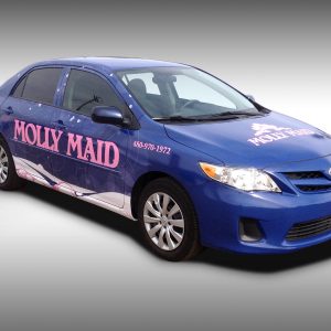 Molly Maid Car Graphic