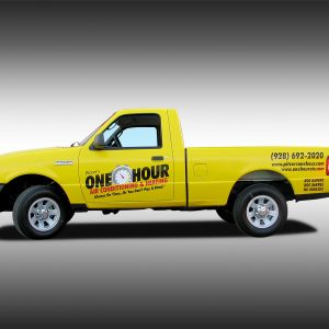 OneHour AC Truck Wrap