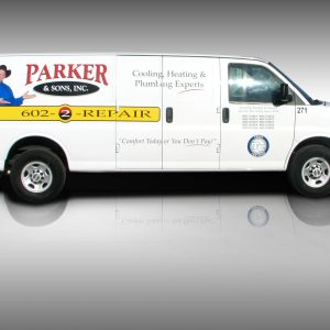 Parker and Sons awesome van graphics