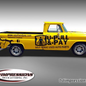 U Pull and Pay Truck Graphics