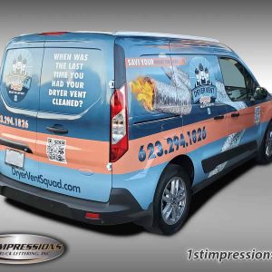 Dryer Vent Squad Van Wrap