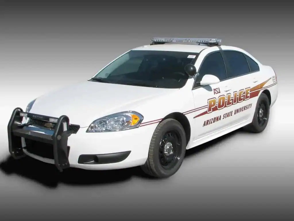 Vehicle Wraps...Our work, before and after - 4 2 ASU Security car lettering