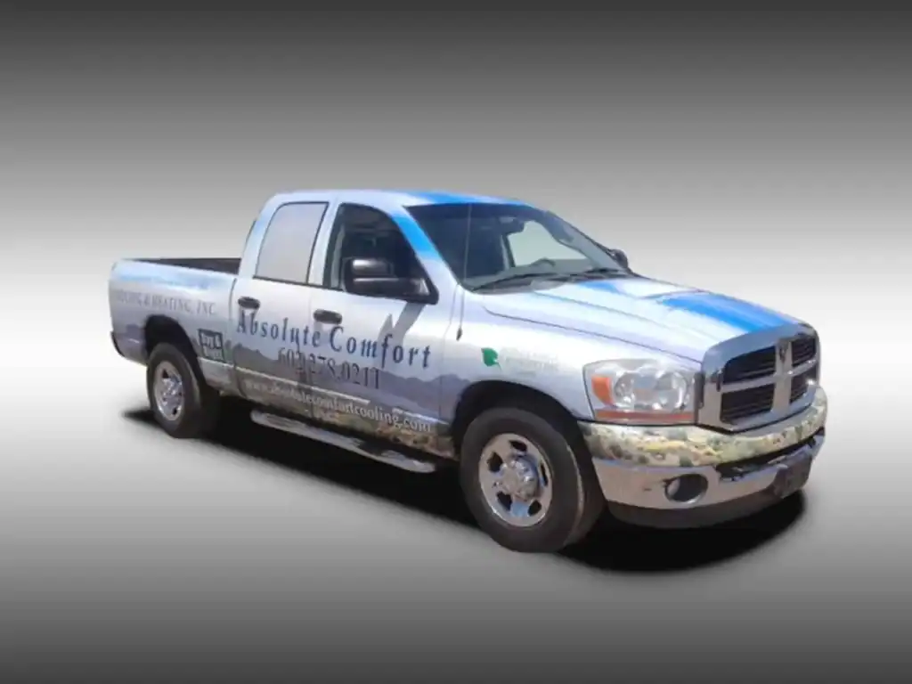 Vehicle Wraps...Our work, before and after - 3 6 Absolute Truck Wrap