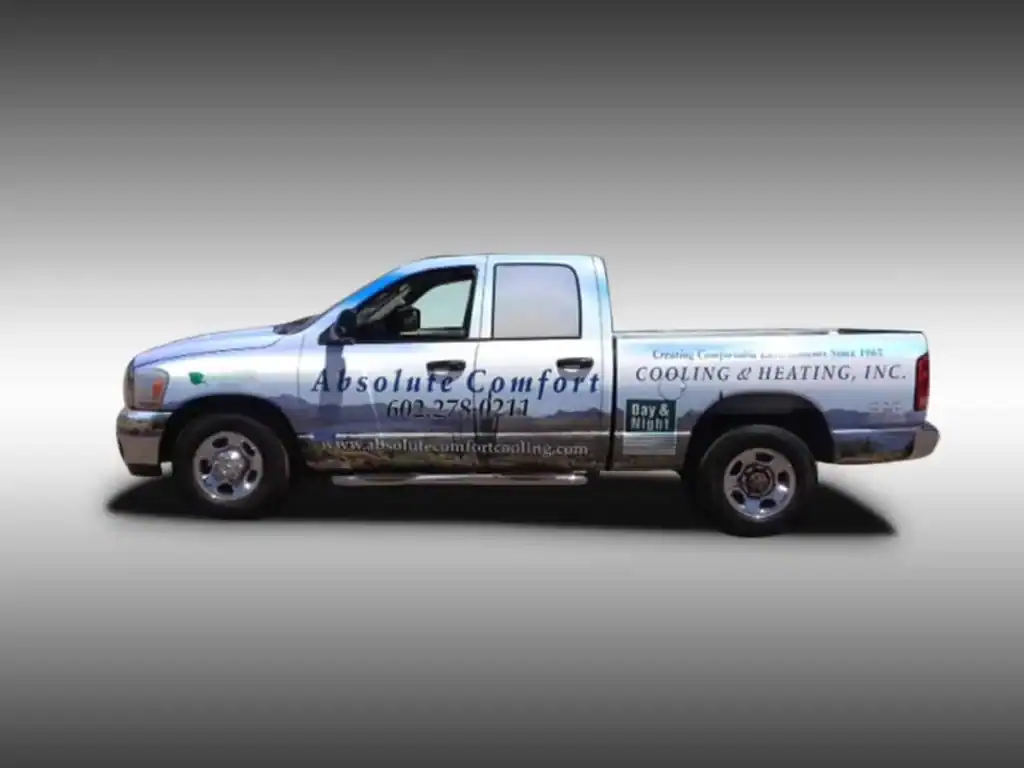 Vehicle Wraps...Our work, before and after - 3 8 Work Truck After a Vehicle Wrap