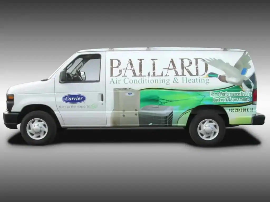 Ballard fleet van wrap side view