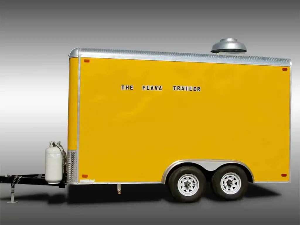 Vehicle Wraps...Our work, before and after - 4 9 Trailer before wrap