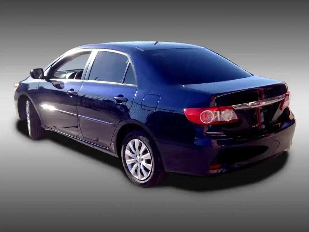 Vehicle Wraps...Our work, before and after - 3 19 Blue plain car
