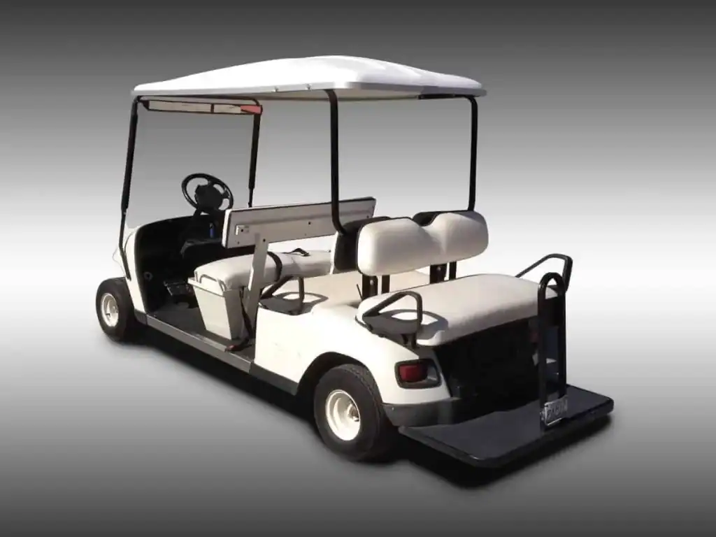 Vehicle Wraps...Our work, before and after - 3 11 Golf cart before a vehicle wrap
