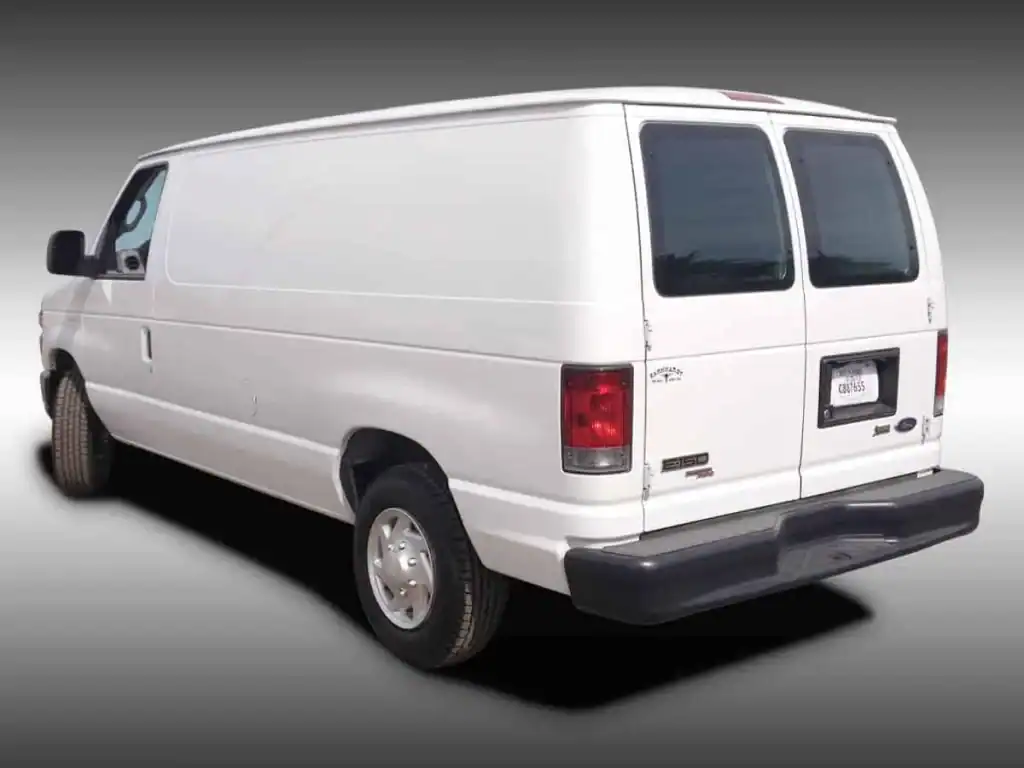 Vehicle Wraps...Our work, before and after - 3 3 White van before a sweet fleet wrap